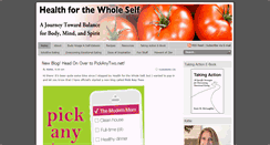 Desktop Screenshot of healthforthewholeself.com