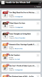 Mobile Screenshot of healthforthewholeself.com